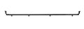 Onstage MY900 Ceiling Bar for Microphones and Lights - Hollywood DJ