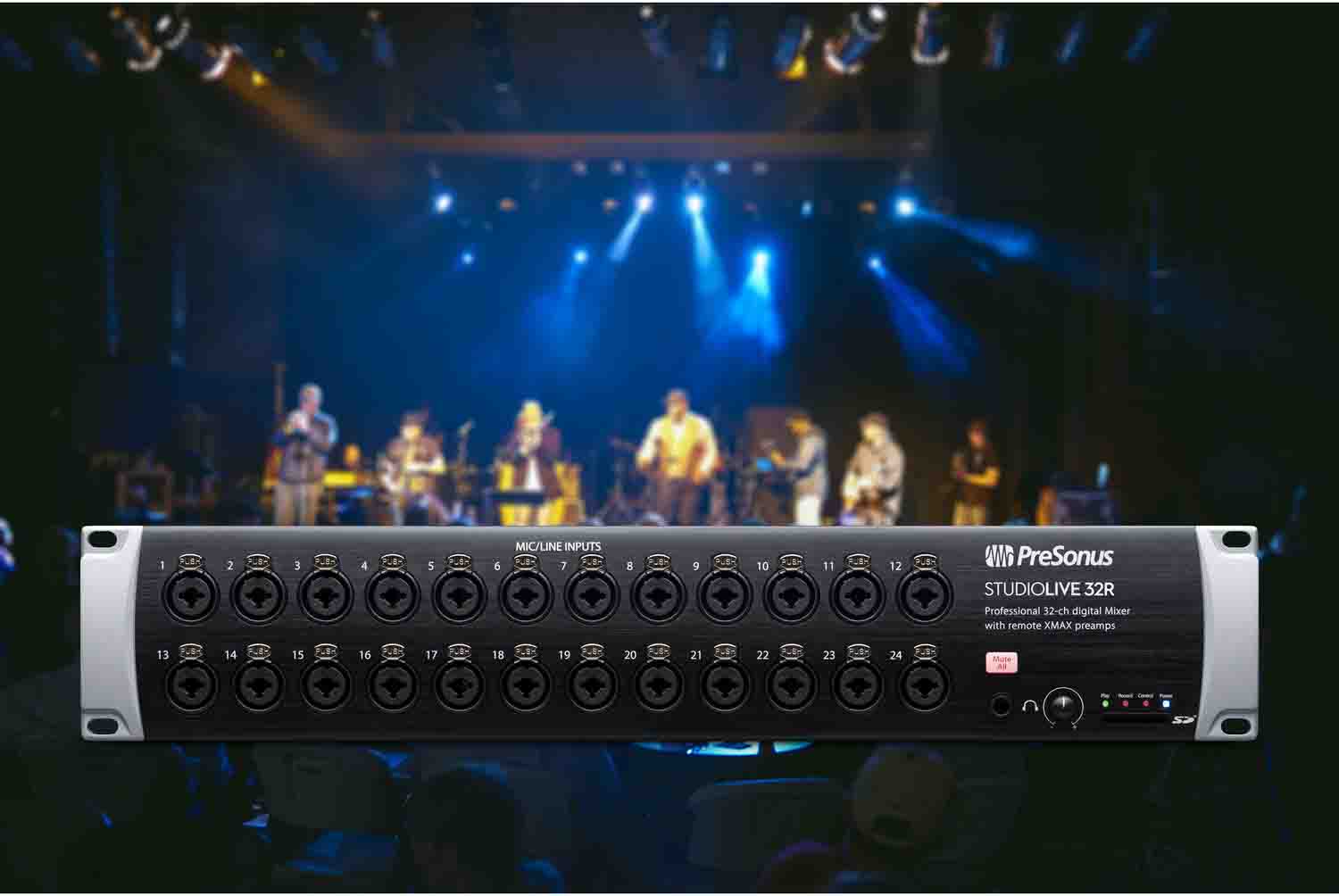 Presonus STUDIOLIVE 32R, 34-Input, 32-Channel Series III Stage Box and Rack Mixer - Hollywood DJ