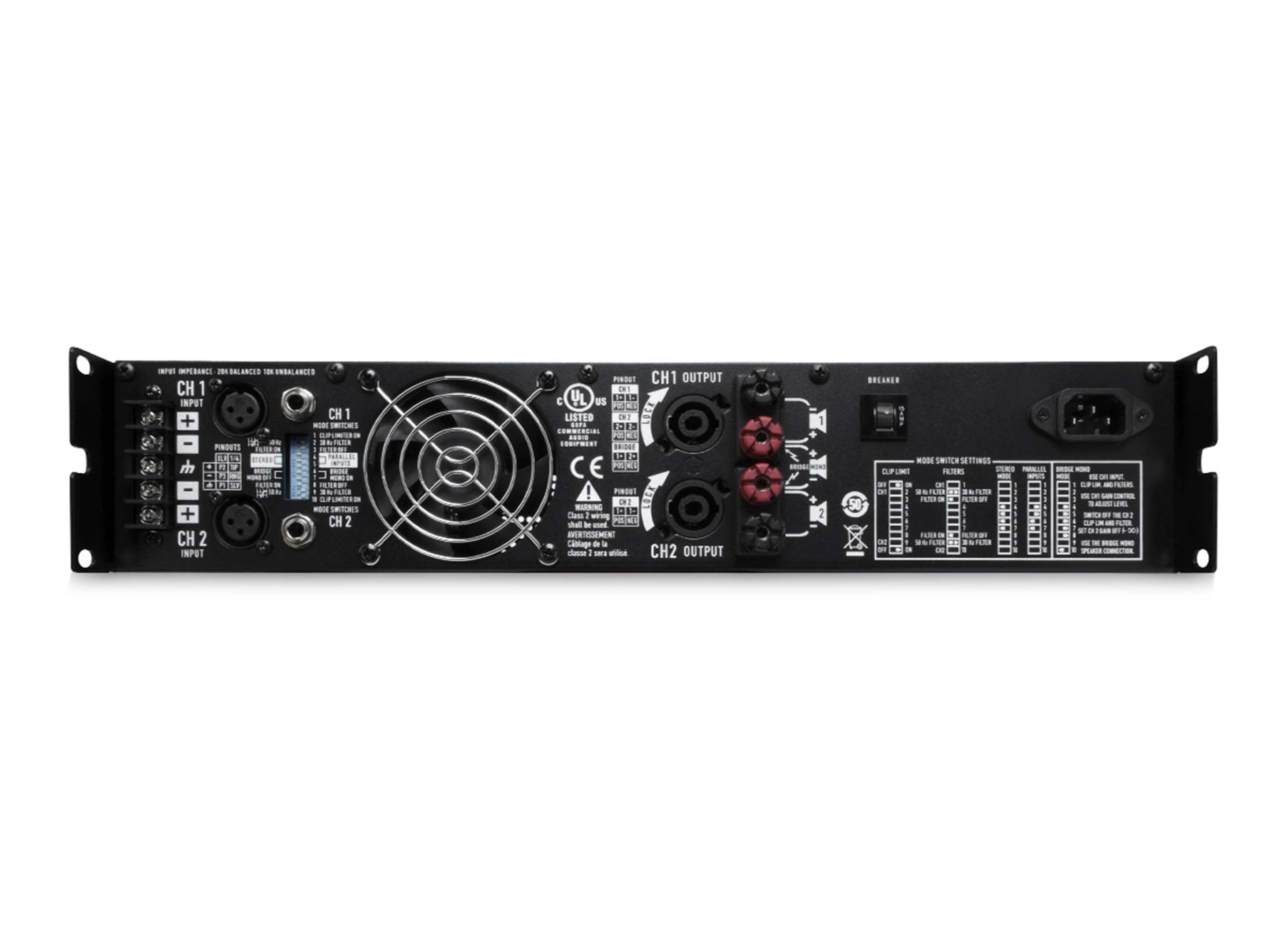 QSC Rmx850a Power Amplifier - Hollywood DJ
