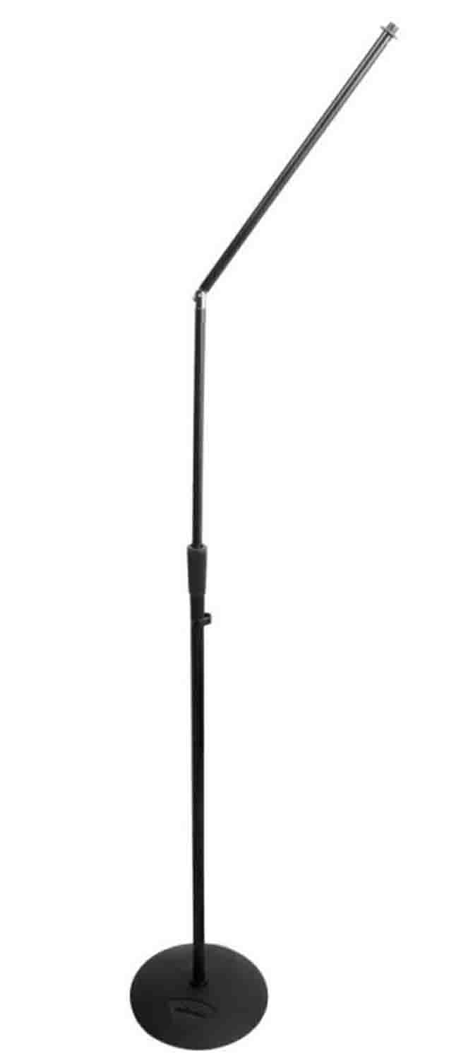 OnStage MS8310 Upper Rocker-Lug Mic Stand with 10 Inch Low-Profile Base - Black - Hollywood DJ