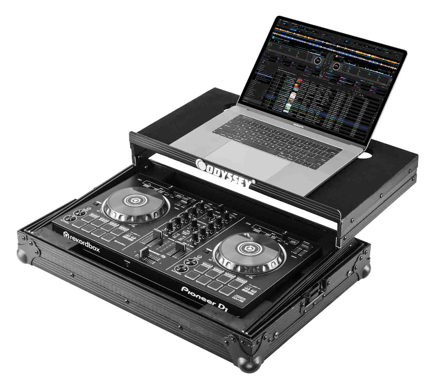 Odyssey 810172 Industrial Board Glide Style Case for Pioneer DDJ-RB DJ Controller - Hollywood DJ