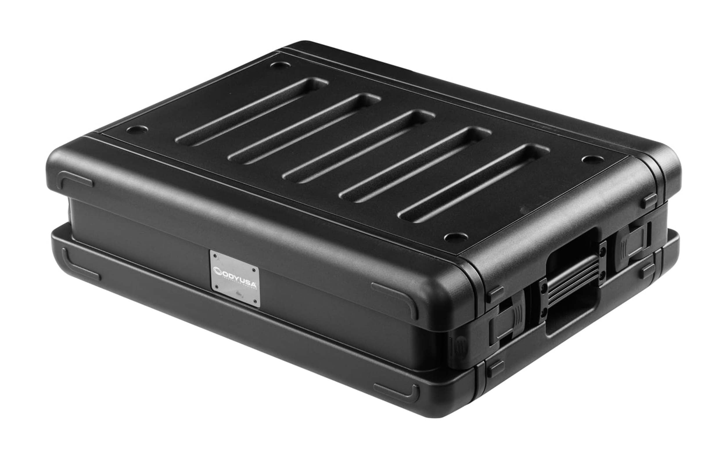 Odyssey VR2SMIC2ZP, Watertight 2U Rack Case with 2 Microphone Compartments Odyssey