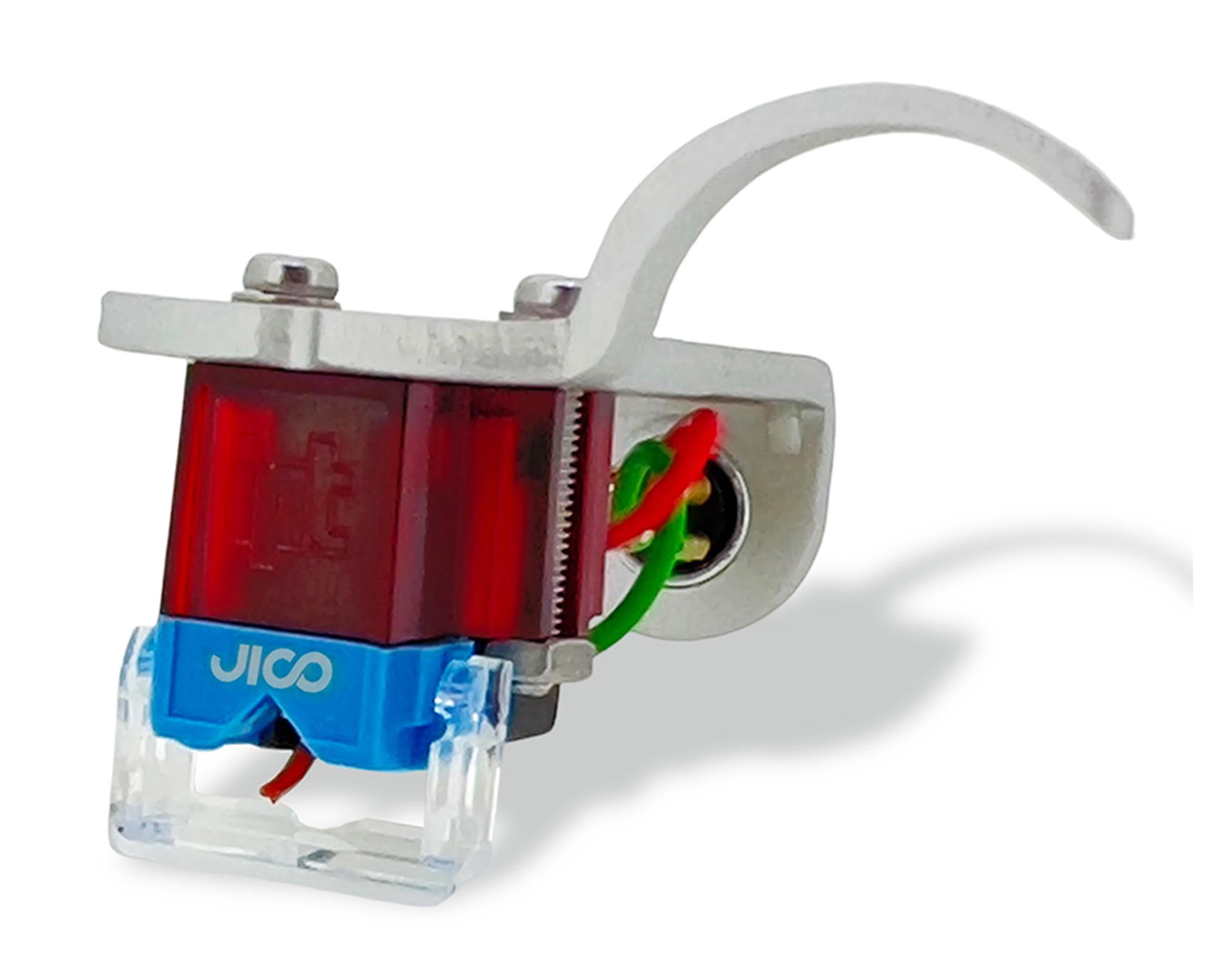 Jico J-AAC0634, Omnia Impact SD Cartridge Mounted on Silver Head Shell Jico
