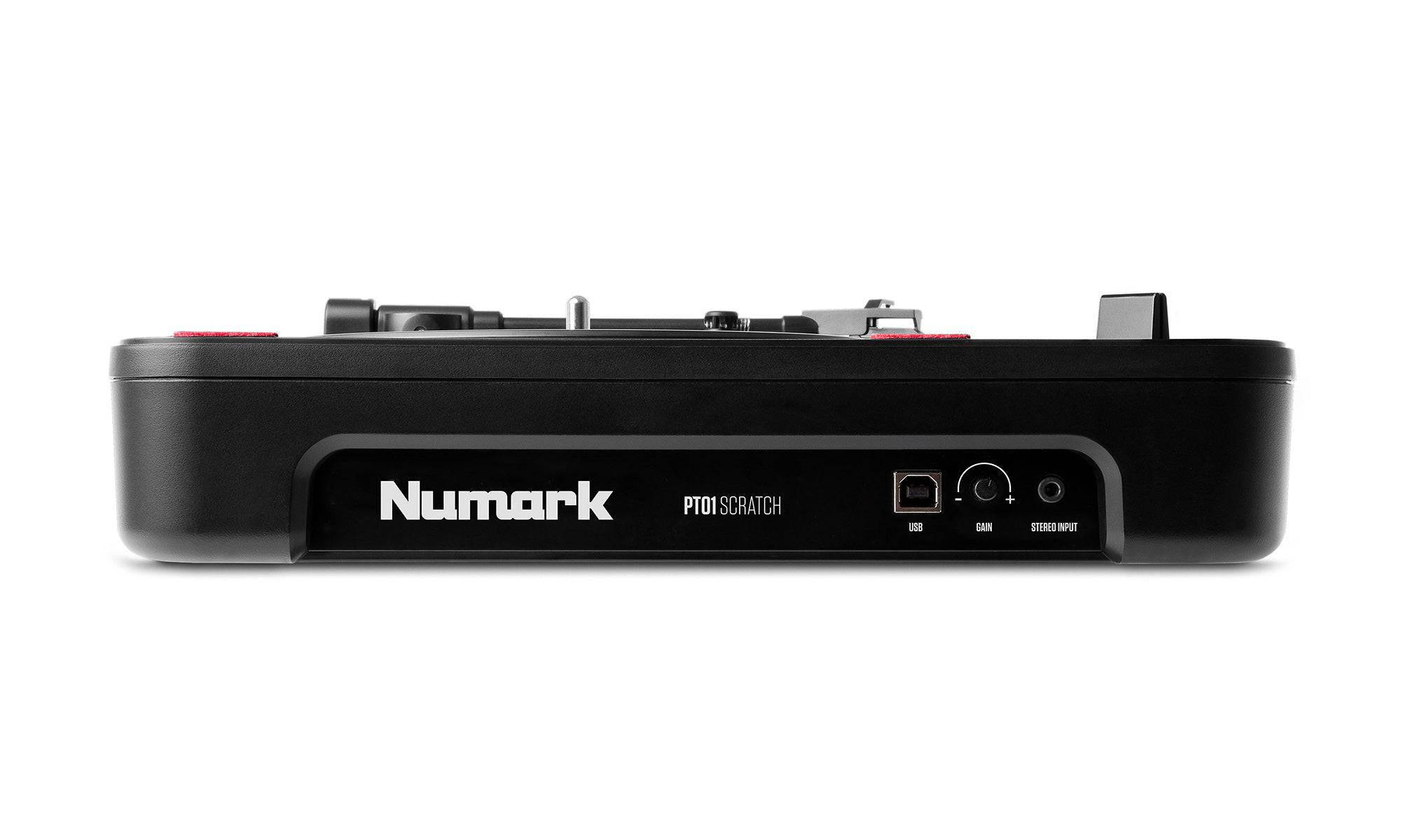 Numark (PT01 Scratch) Portable Turntable with DJ Scratch Switch - Hollywood DJ