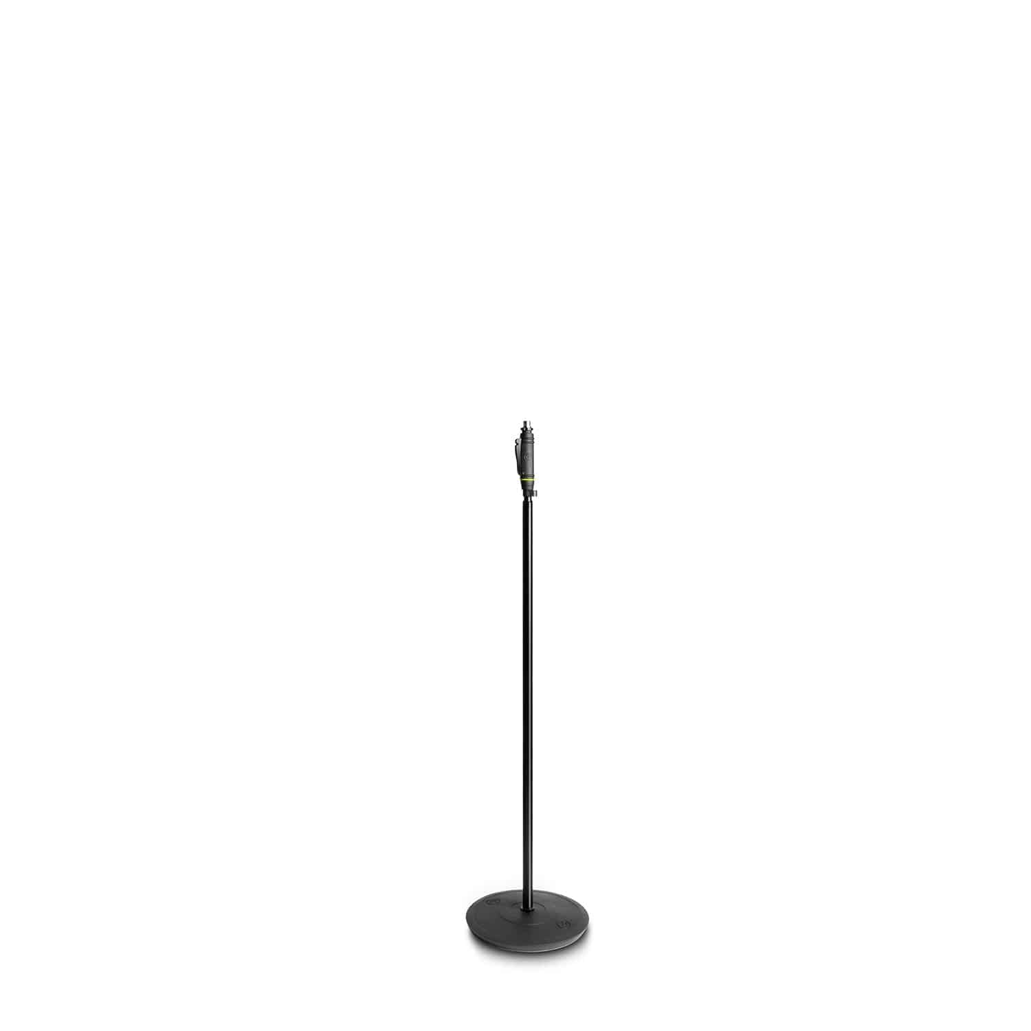 Gravity GMS231HB Microphone Stand With Round Base and One-Hand Clutch - Hollywood DJ