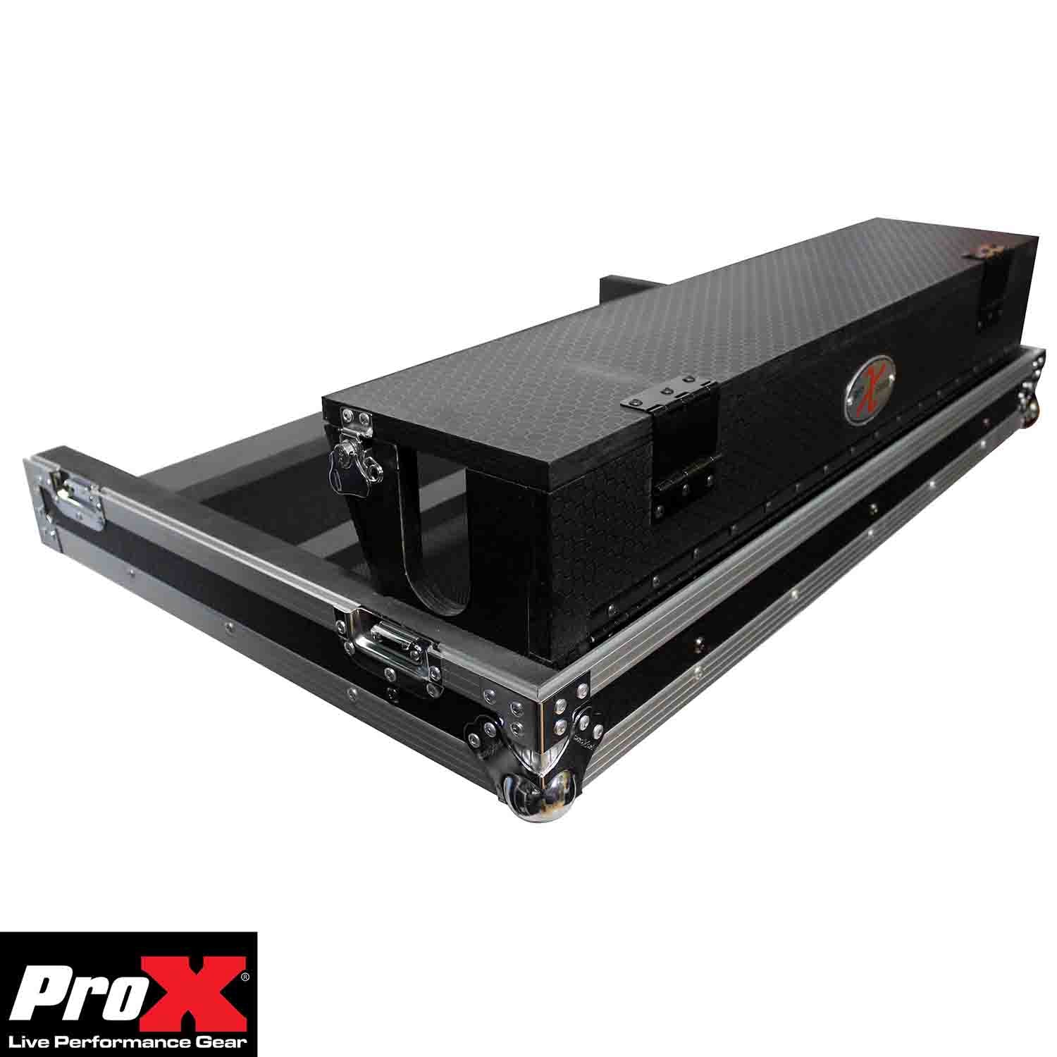 ProX XS-AHGLD112DHW DJ Flight Case For Allen and Heath GLD-112 Mixing Board with Doghouse and Wheels - Hollywood DJ