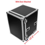 Odyssey FZWB4WDLX DJ Flight Case for Deluxe Four Drawer Workbox Tour with Casters And Side Table Odyssey