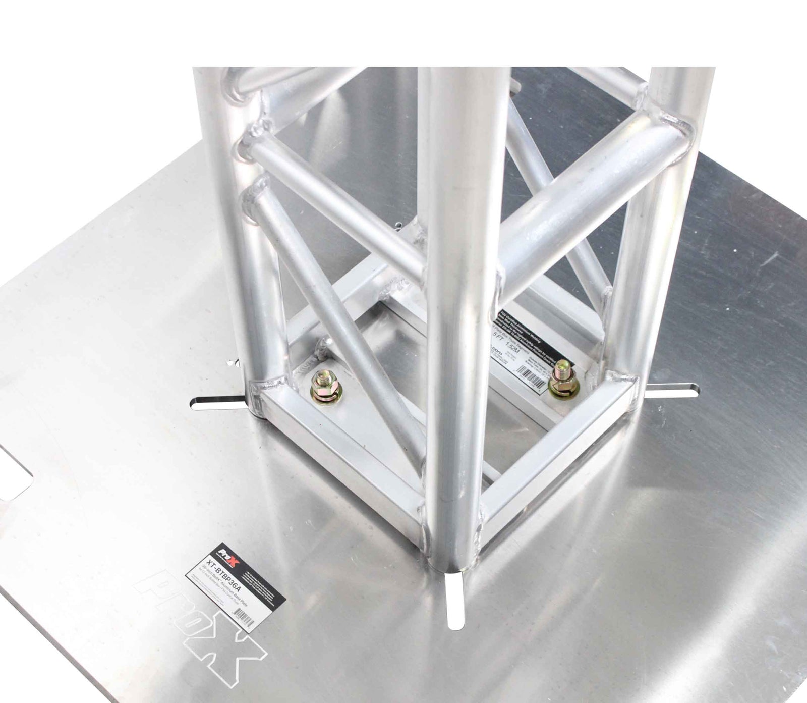 ProX XT-BTBP36A, Aluminum BoltX Base Plate for Standard 12-16 Inch Bolted or F34 Box Truss - 36 Inch by ProX Cases