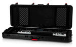 Gator Cases GTSA-KEY76 Keyboard Case for 76-note Keyboards with Wheels - Hollywood DJ