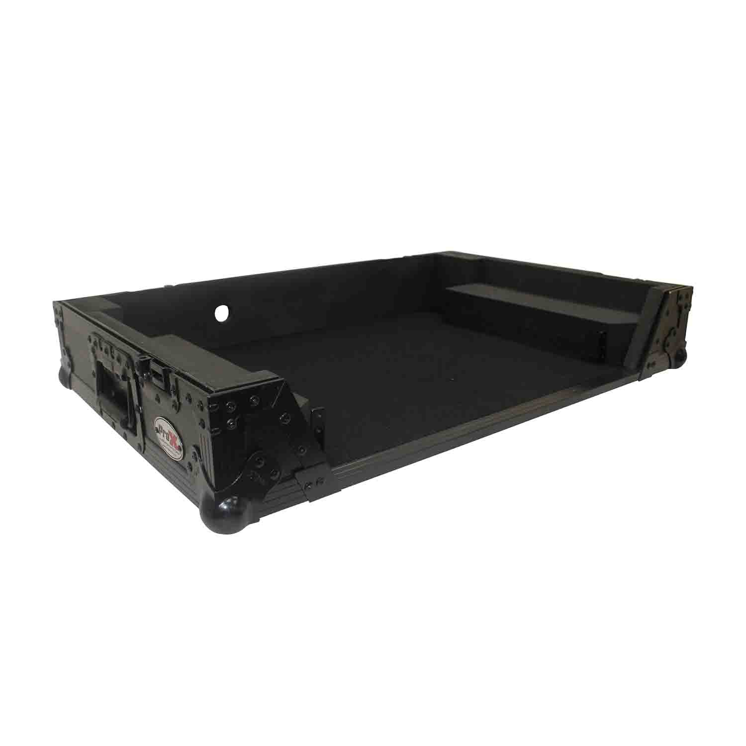 ProX XS-RANEONE WBL DJ Flight Case for RANE ONE DJ Controller with 1U Rack and Wheels - Black - Hollywood DJ