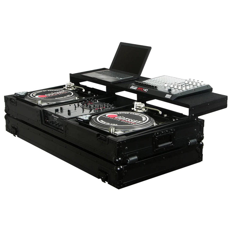 Odyssey FZGSPBM10WBL Dj Mixer and Turntables Dj Coffin Flight Case (Open Box) - Hollywood DJ