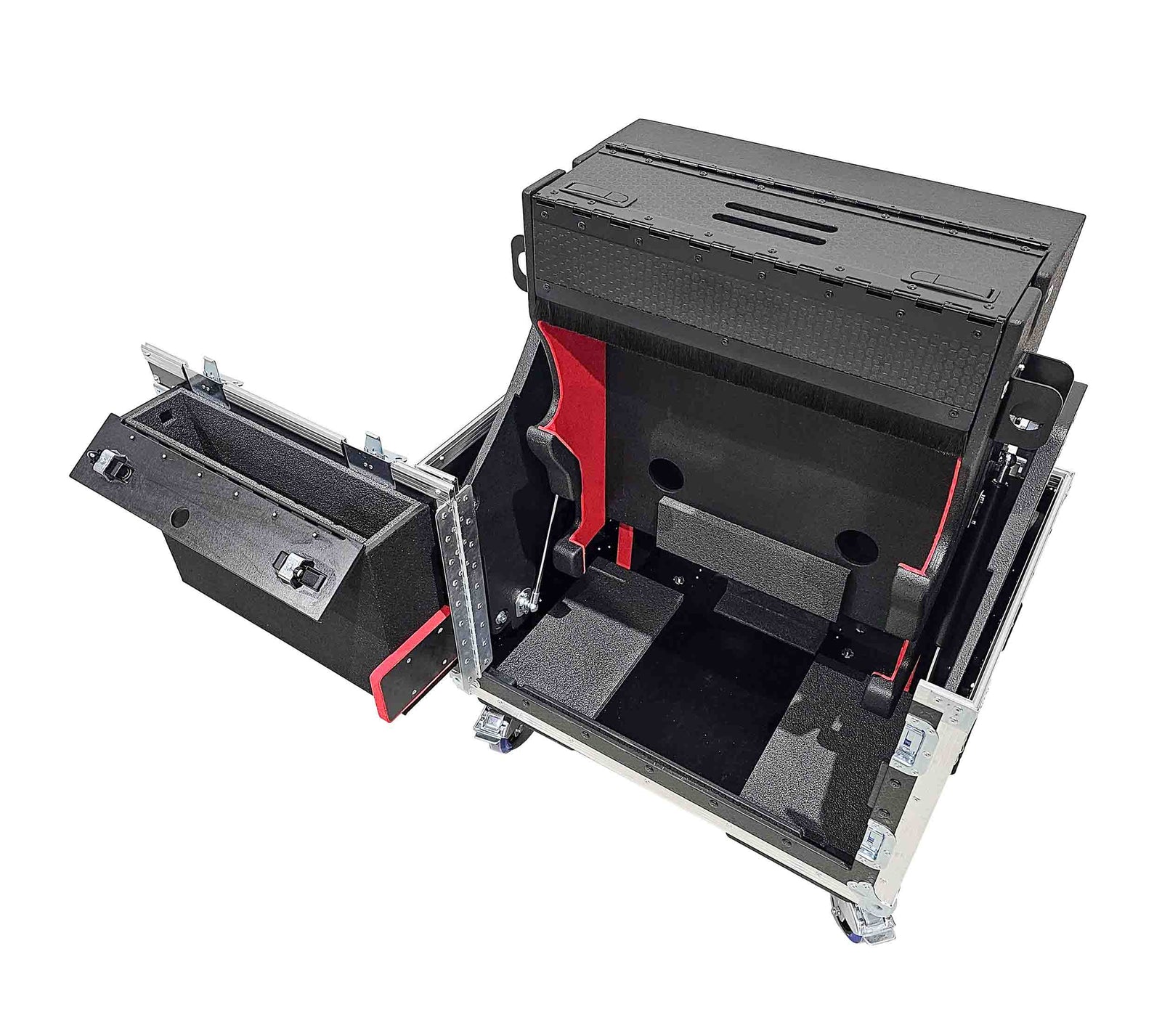 ProX XZF-AHAVANTIS SOLO 2U LMA, For Allen and Heath AVANTIS SOLO Flip-Ready Hydraulic Console Easy Retracting Lifting by ProX Cases