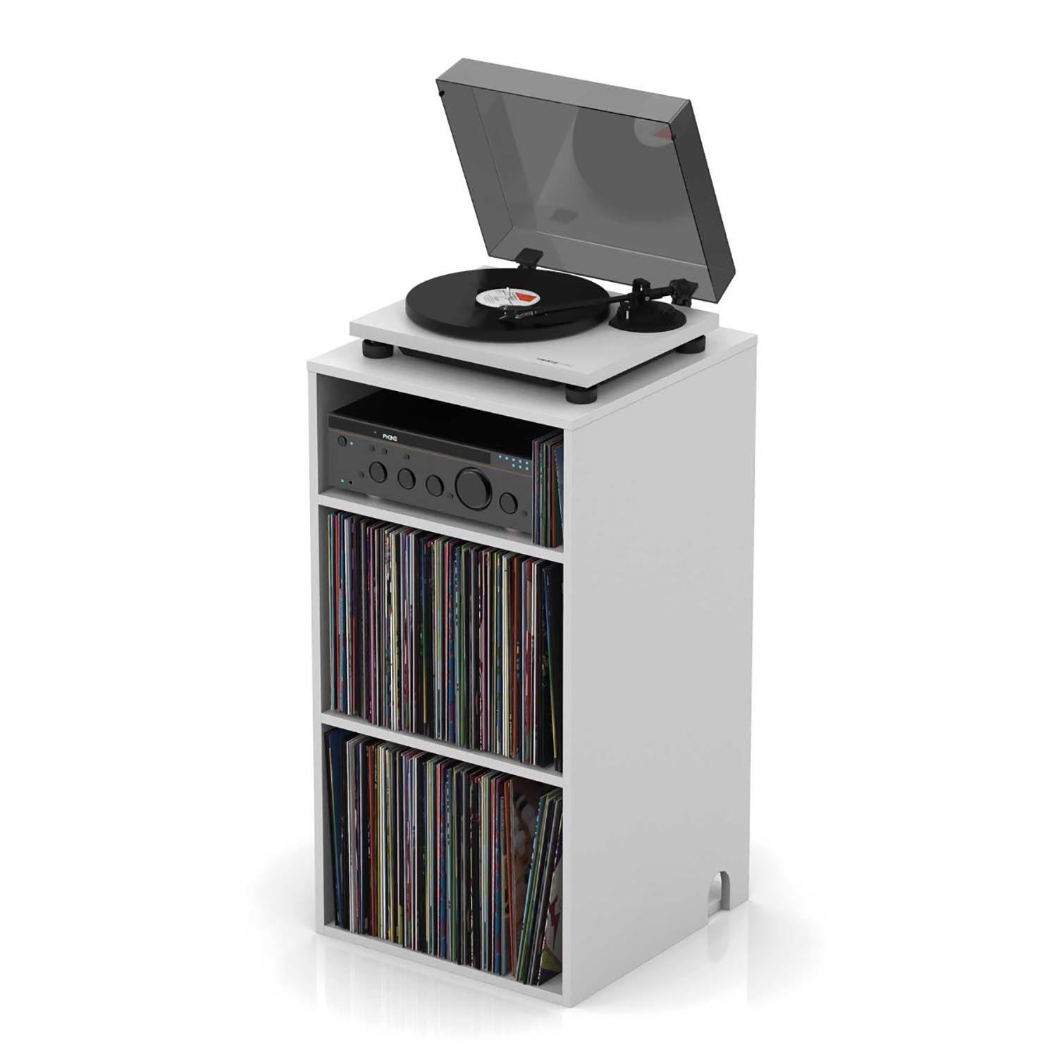 Glorious Modular Mix Rack with 3-part Construction – White - Hollywood DJ