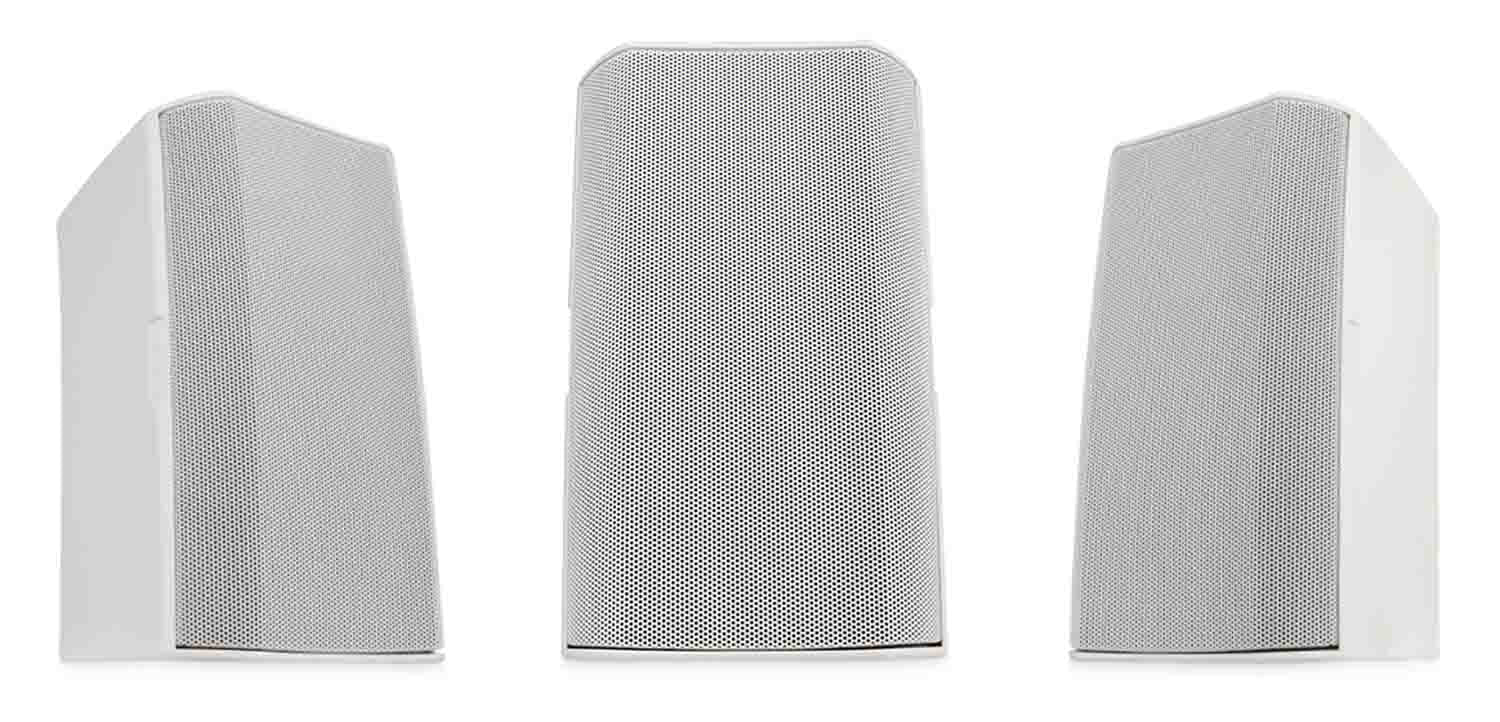 QSC AD-S6-WH 6.5" Two-Way Surface Mount IP54 Passive Loudspeakers - White - Hollywood DJ