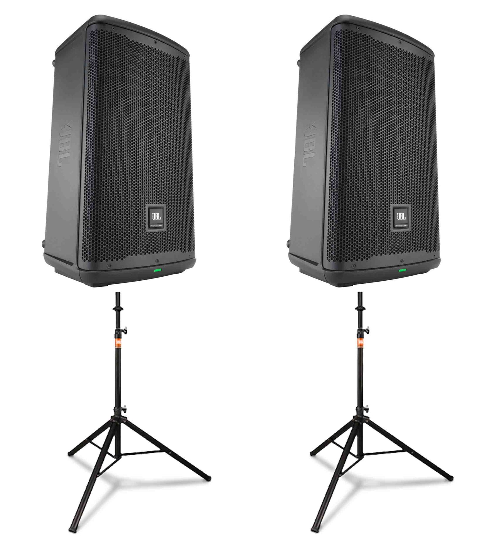 JBL EON710, 10-inch PA Speaker Package with Tripod Stand - Hollywood DJ