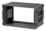 SKB Cases 1SKB-R6S Roto Molded Shallow 6U Rack Case - Hollywood DJ