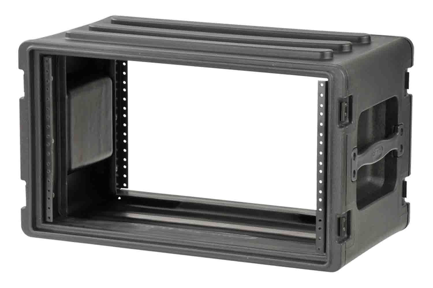 SKB Cases 1SKB-R6S Roto Molded Shallow 6U Rack Case - Hollywood DJ