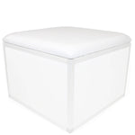 ProX XSA-B2X2W LUMOStage White Padded Seat Cushion -  2 Ft X 2 Ft - Hollywood DJ