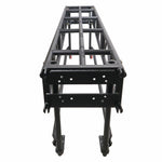 ProX XT-PRERIG10FTBLK, 10' FT Pre-Rig Truss Segment with Removable Rolling Base System - Black ProX Cases