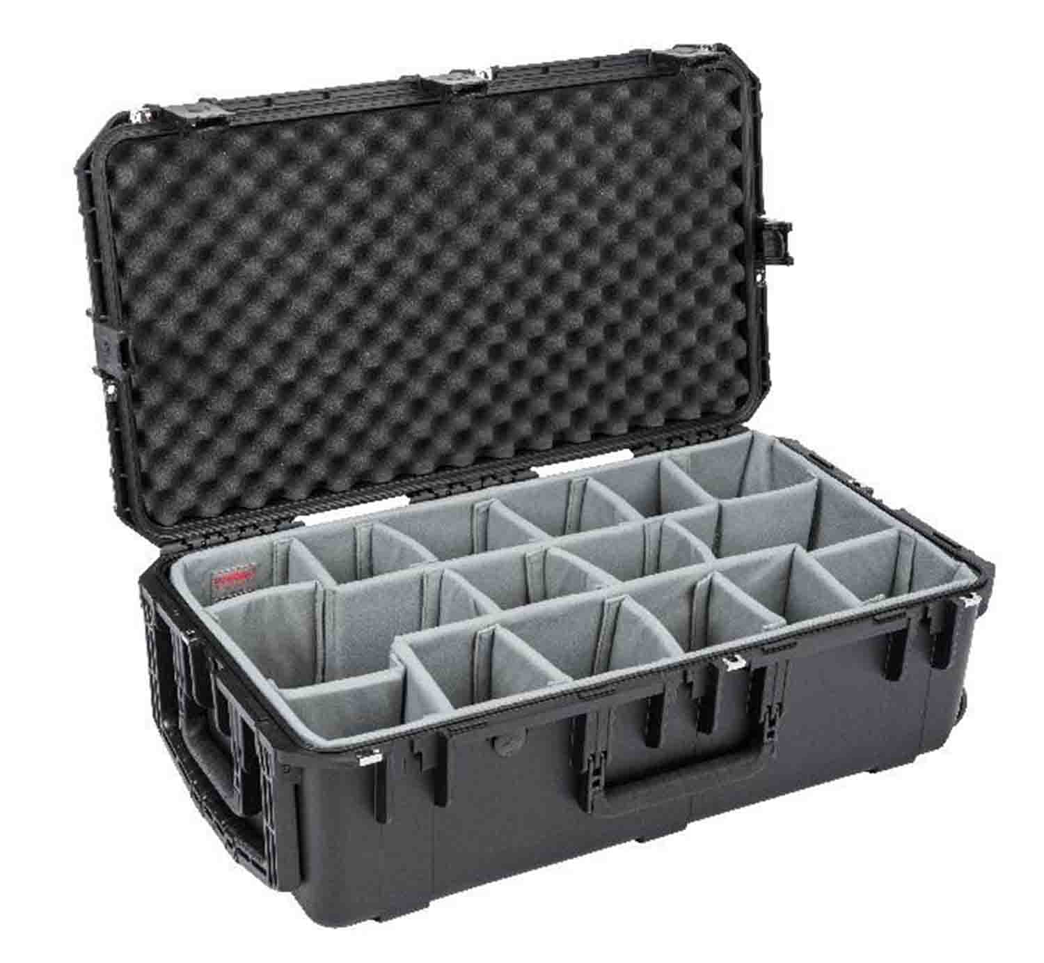 SKB Cases 3i-3016-10DT iSeries 3016-10 Rolling Waterproof Case with Think Tank Photo Dividers - Hollywood DJ