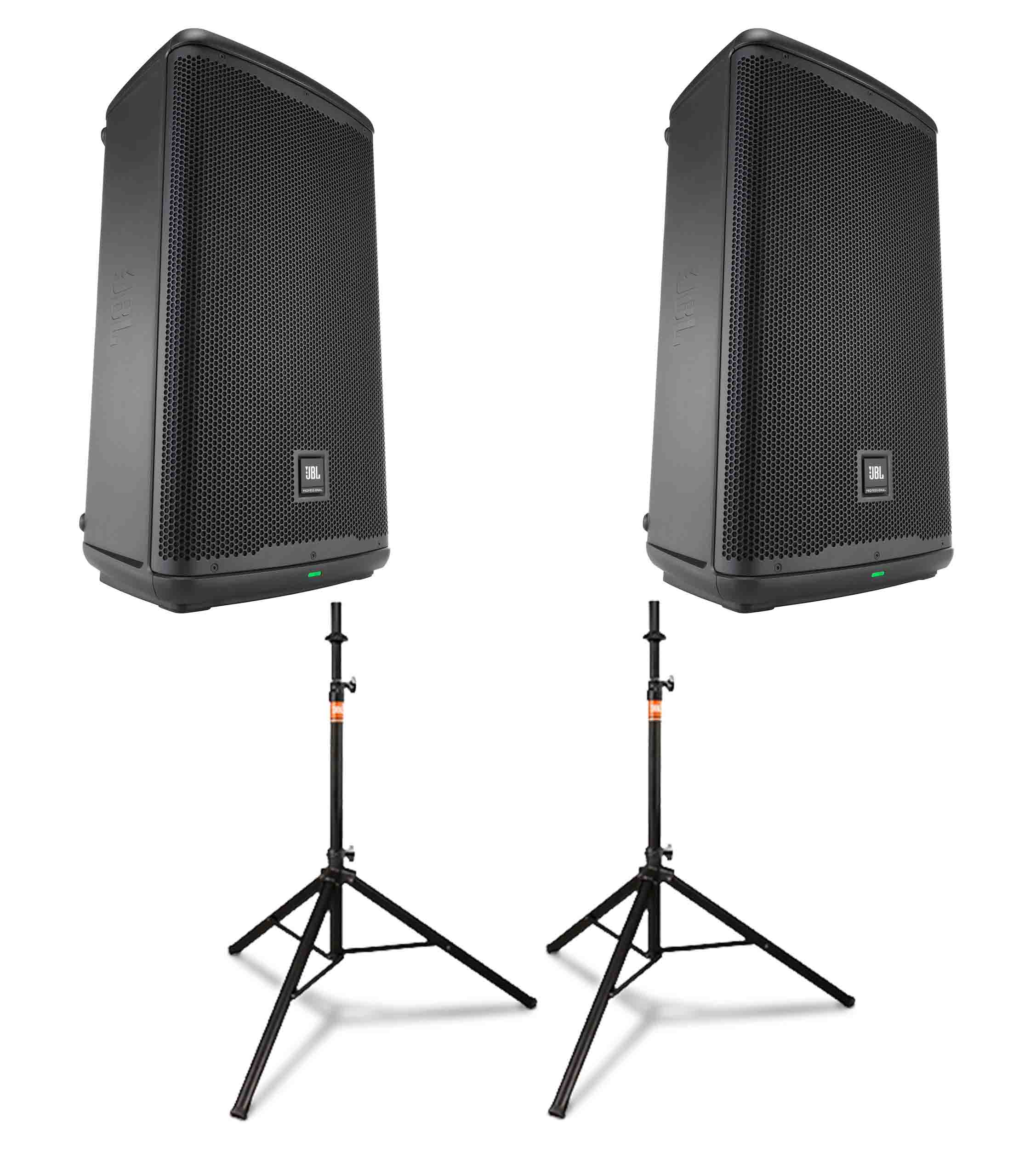 JBL EON712, 12-inch PA Speaker Package with Tripod Stand - Hollywood DJ