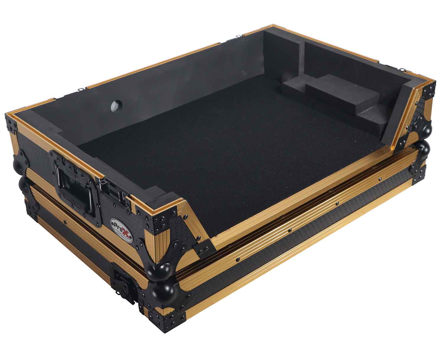 ProX XS-RANEONE W FGLD ATA Flight Style Road Case for RANE ONE DJ Controller with Wheels Limited Edition Gold - Hollywood DJ