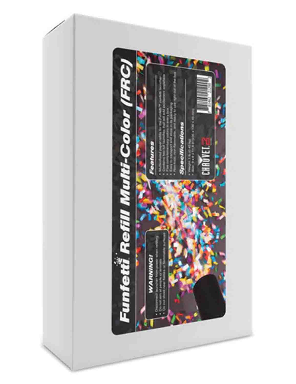 Chauvet FRC Multi-Colored Paper Confetti Refill - Hollywood DJ