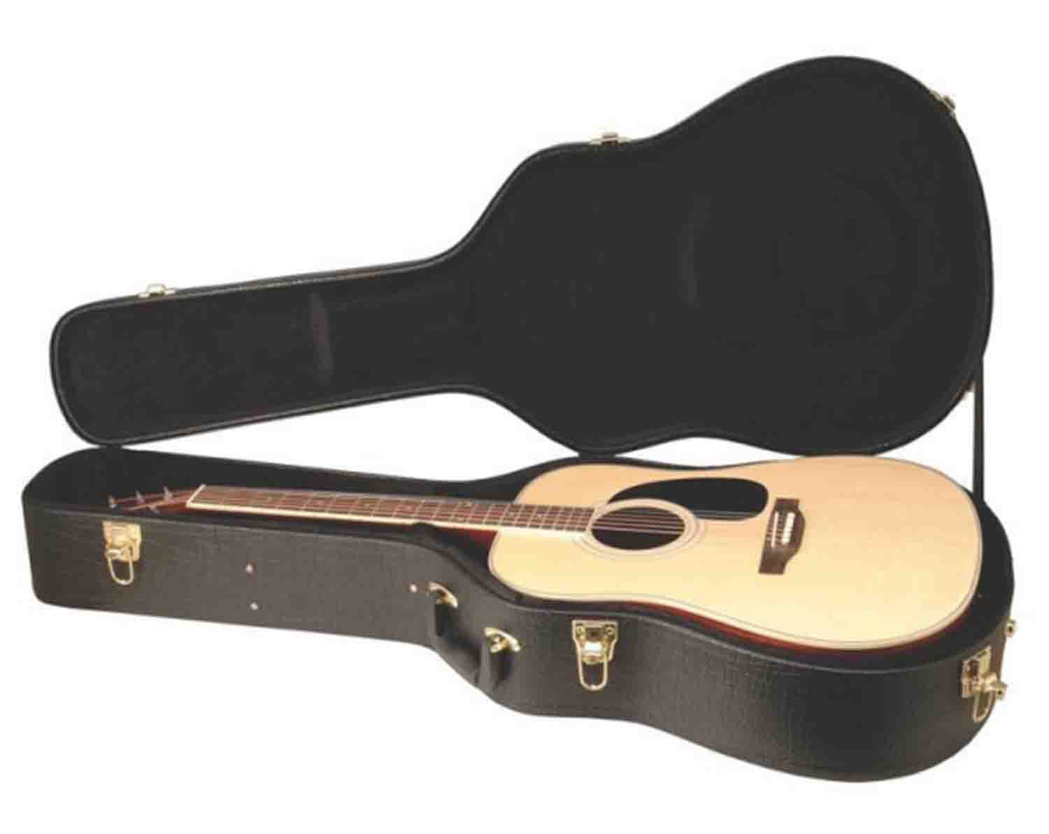 On Stage GCA5000B Hard-shell Acoustic Guitar Case - Hollywood DJ