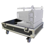 ProX X-RCF-HDL6ALAX4W, Line Array Flight Case for 4 RCF HDL6-A HDL26-A Speakers with Wheels - Hollywood DJ