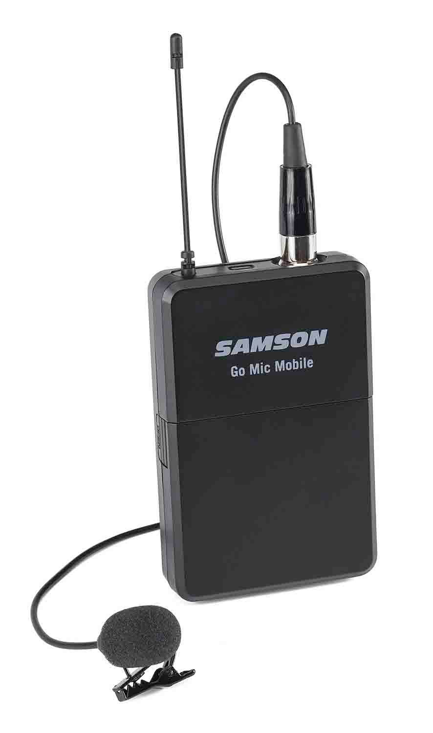 Samson SWGMMSLAV Go Mic Mobile Digital Lavalier Wireless System with LM8 Microphone - Hollywood DJ