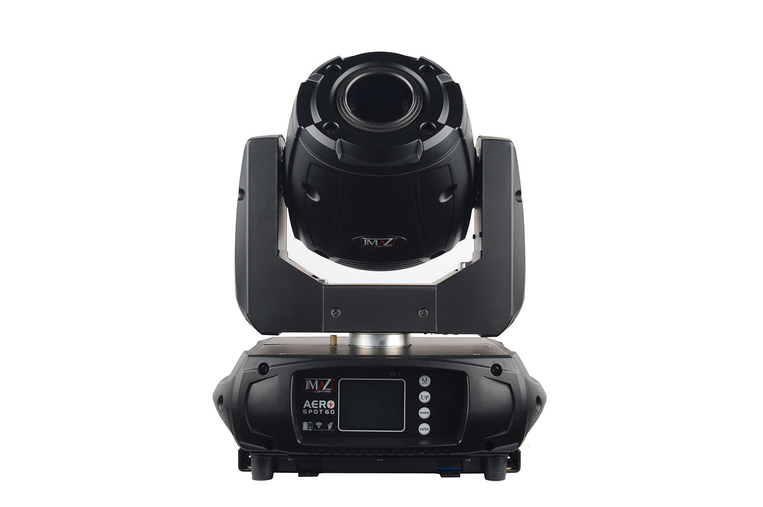 JMAZ JZ3003 LED Spot Moving Head Light AERO SPOT 60 With 60w Battery and Prism, Color, Gobo Wheel - Hollywood DJ