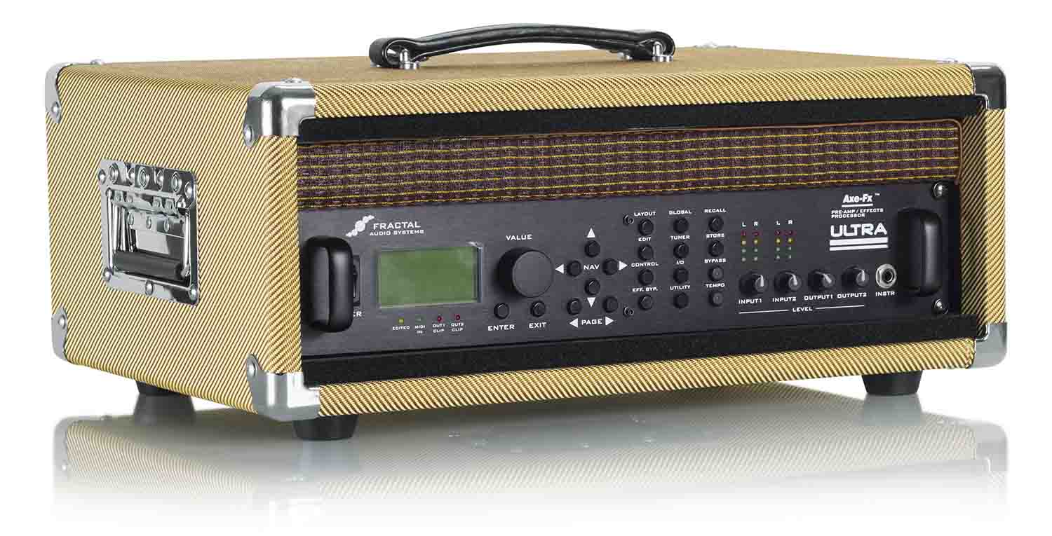 Gator Cases GR-RETRORACK-3TW Vintage Amp Vibe Rack Case - 3U Tweed - Hollywood DJ