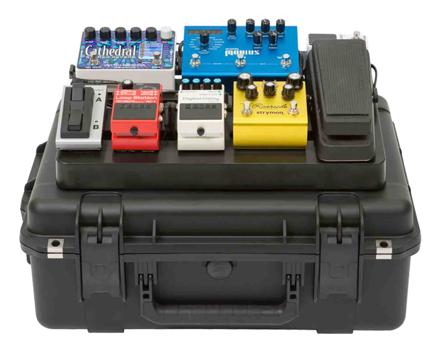 SKB Cases 3i-2015-7-PB Injection-Molded Pedalboard with Included Case - Hollywood DJ