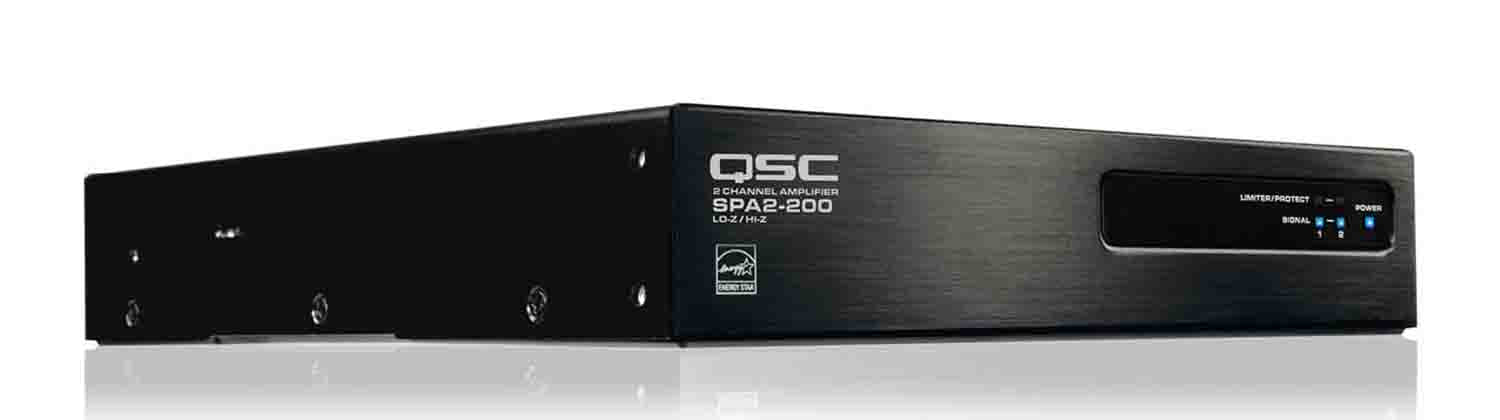 QSC SPA2-200, 2-Channel Power Amplifier - 200W - Hollywood DJ