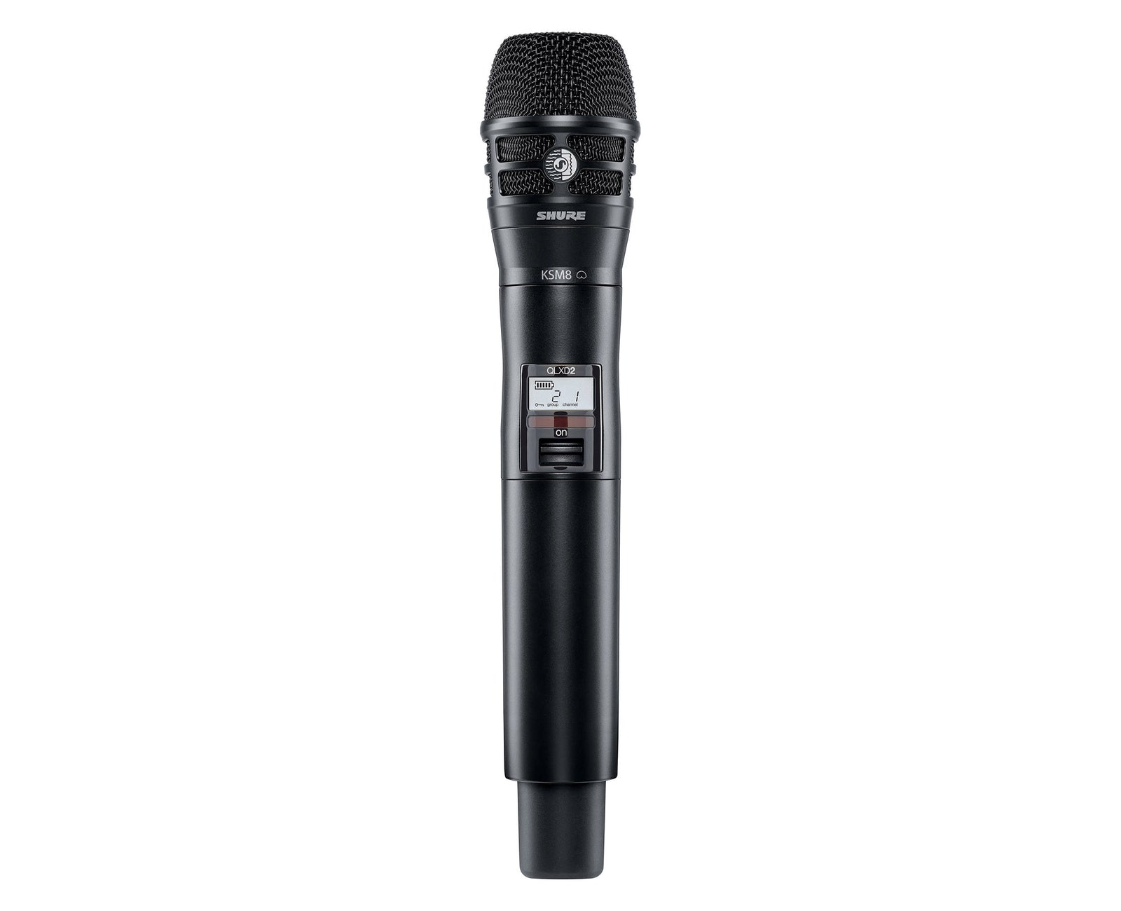 Shure QLXD2/K8B=-G50 Handheld Wireless Microphone Transmitter with KSM8 Capsule - G50 (470-534 MHz) - Hollywood DJ