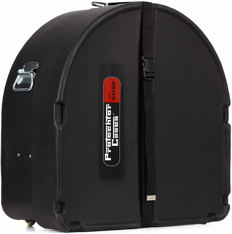 Gator Cases GP-PC2211DPW Classic Series Pan Case with Foam & Wheels - 22″ X 11″ - Hollywood DJ