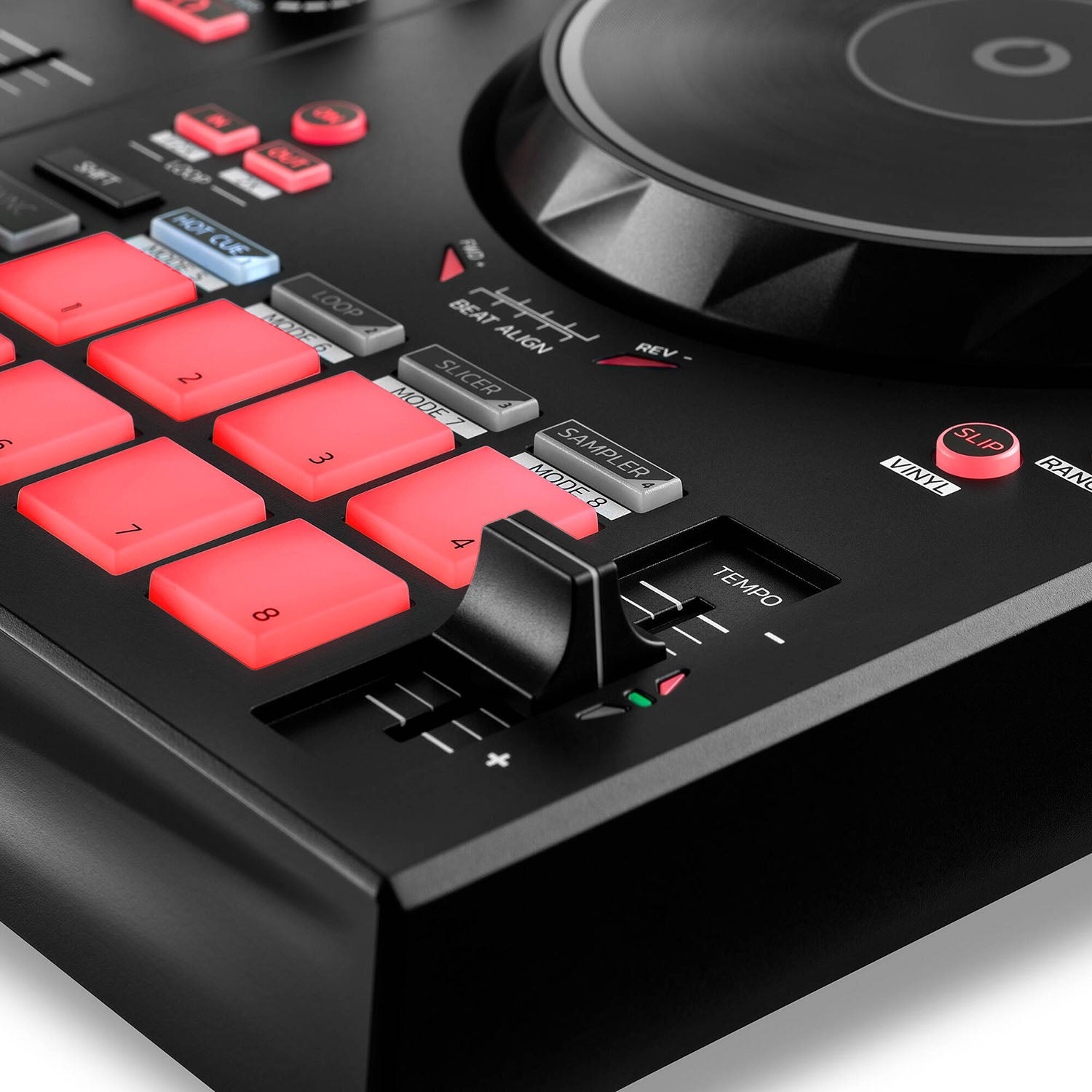 B-Stock Scratch & Dent: Hercules AMS-DJC-INPULSE-300-MK2 DJControl Inpulse 300 2-Deck USB DJ Controller for Serato DJ Lite and DJUCED - Hollywood DJ