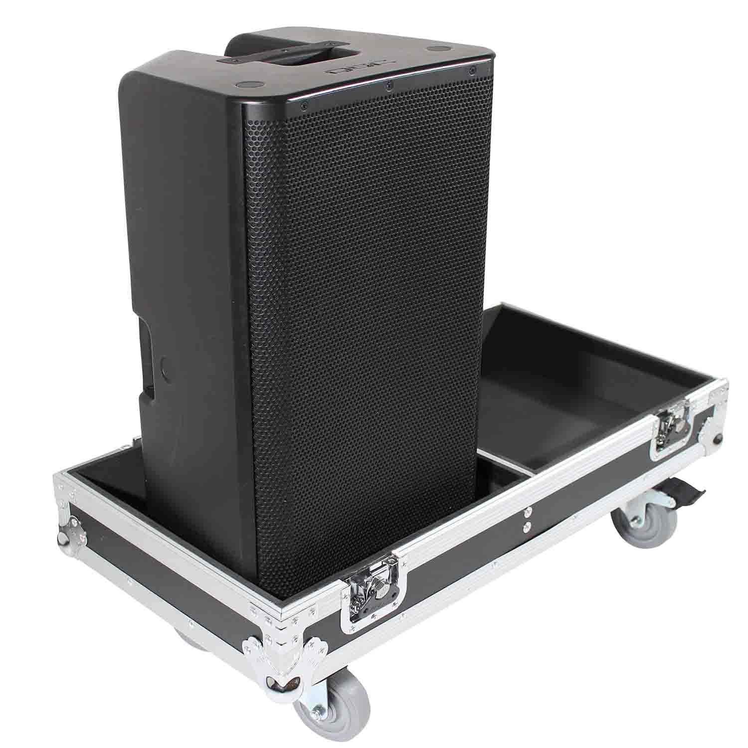 ProX X-QSCK12, ATA Style Flight Case for 2x QSC K12 or K12.2 Speakers - Hollywood DJ