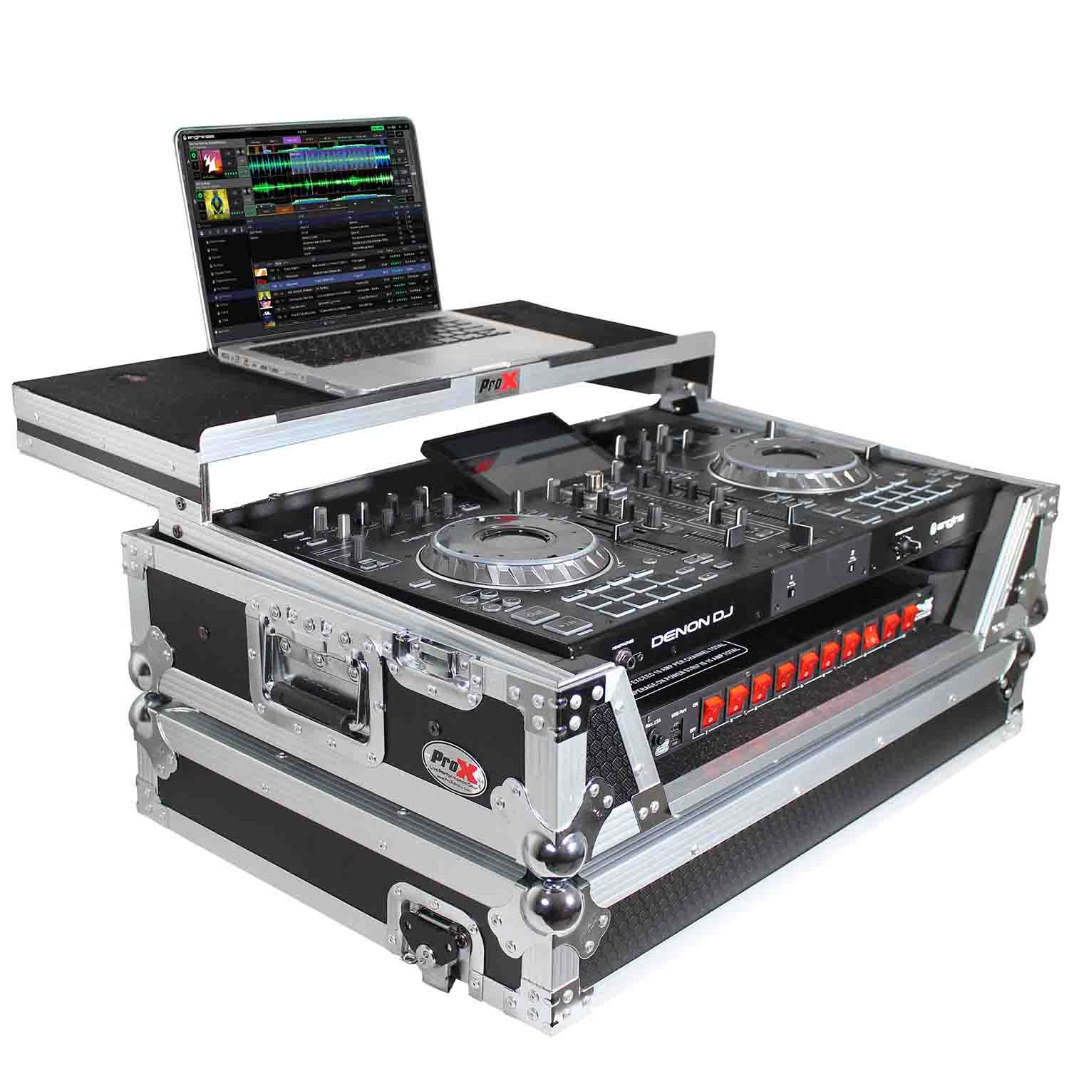ProX XS-PRIME2 LT DJ Flight Case For Denon Prime 2 Standalone DJ System - Hollywood DJ