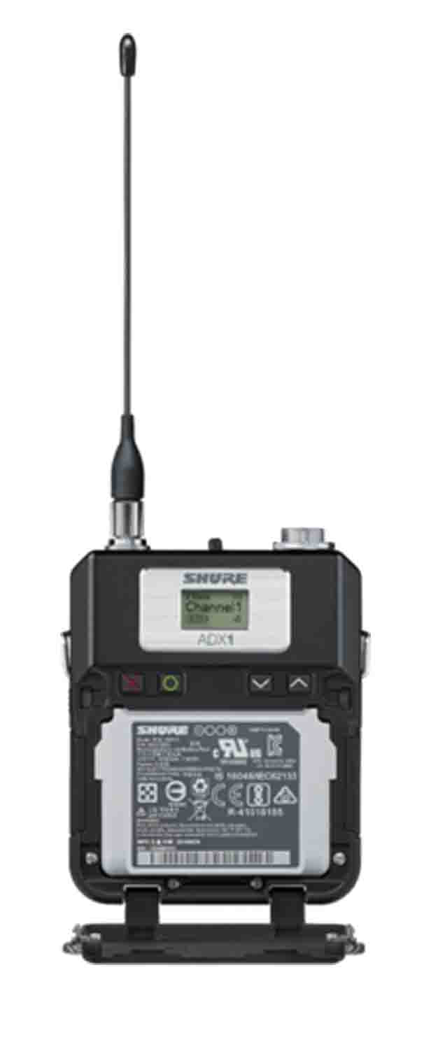 Shure ADX1 Wireless Bodypack Transmitter - Hollywood DJ