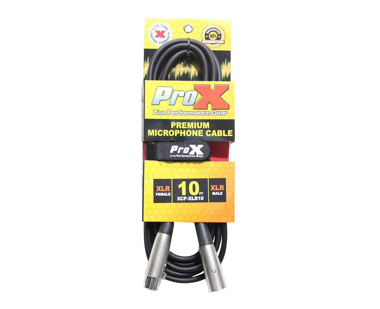 Prox XCP-XLR10 Balanced XLR3-F to XLR3-M Premium Audio Microphone Cable - 10 Feet by ProX Cases
