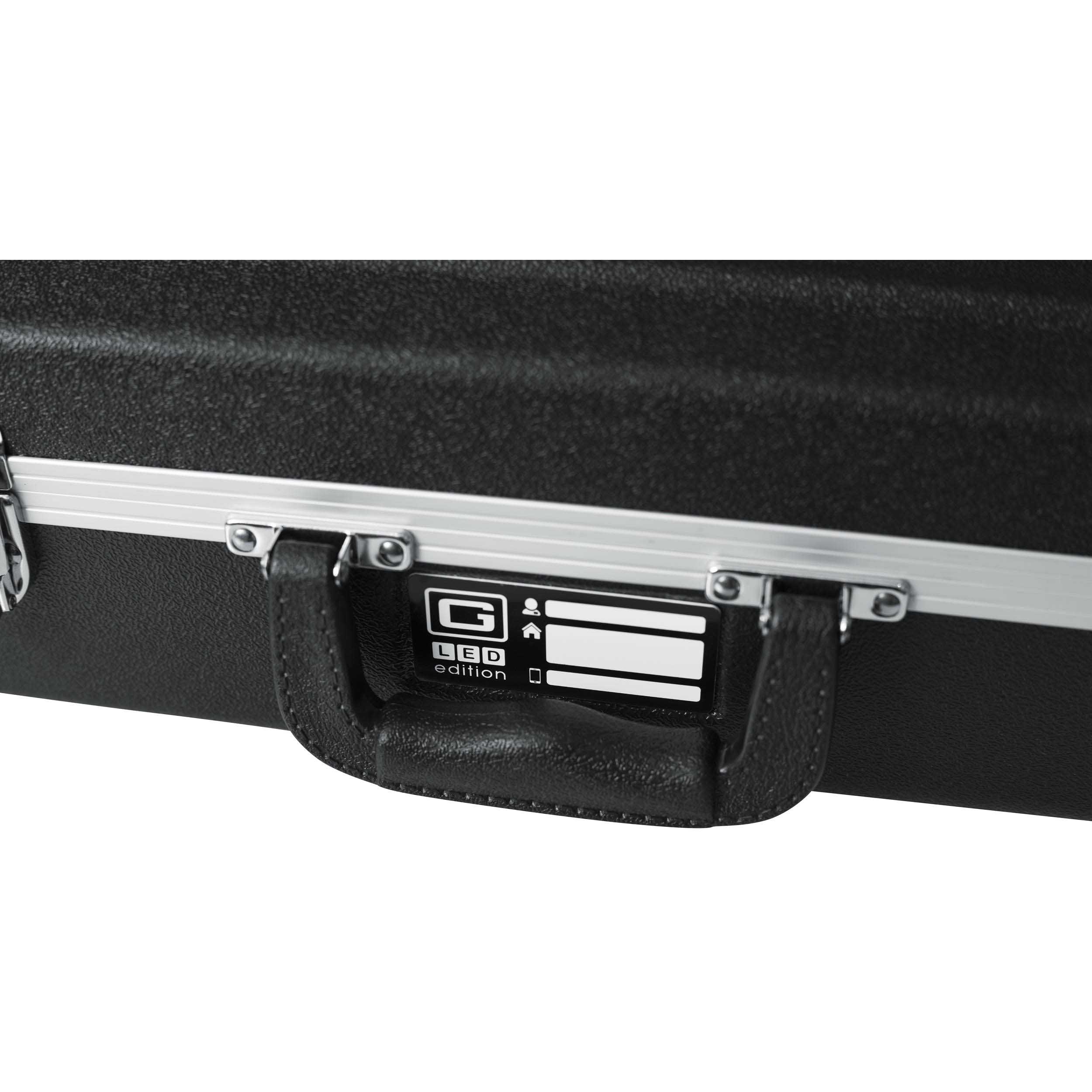 Gator Cases GC-ELECTRIC-LED Deluxe Molded Guitar Case for Electric Guitar - LED EditionGC by Gator Cases