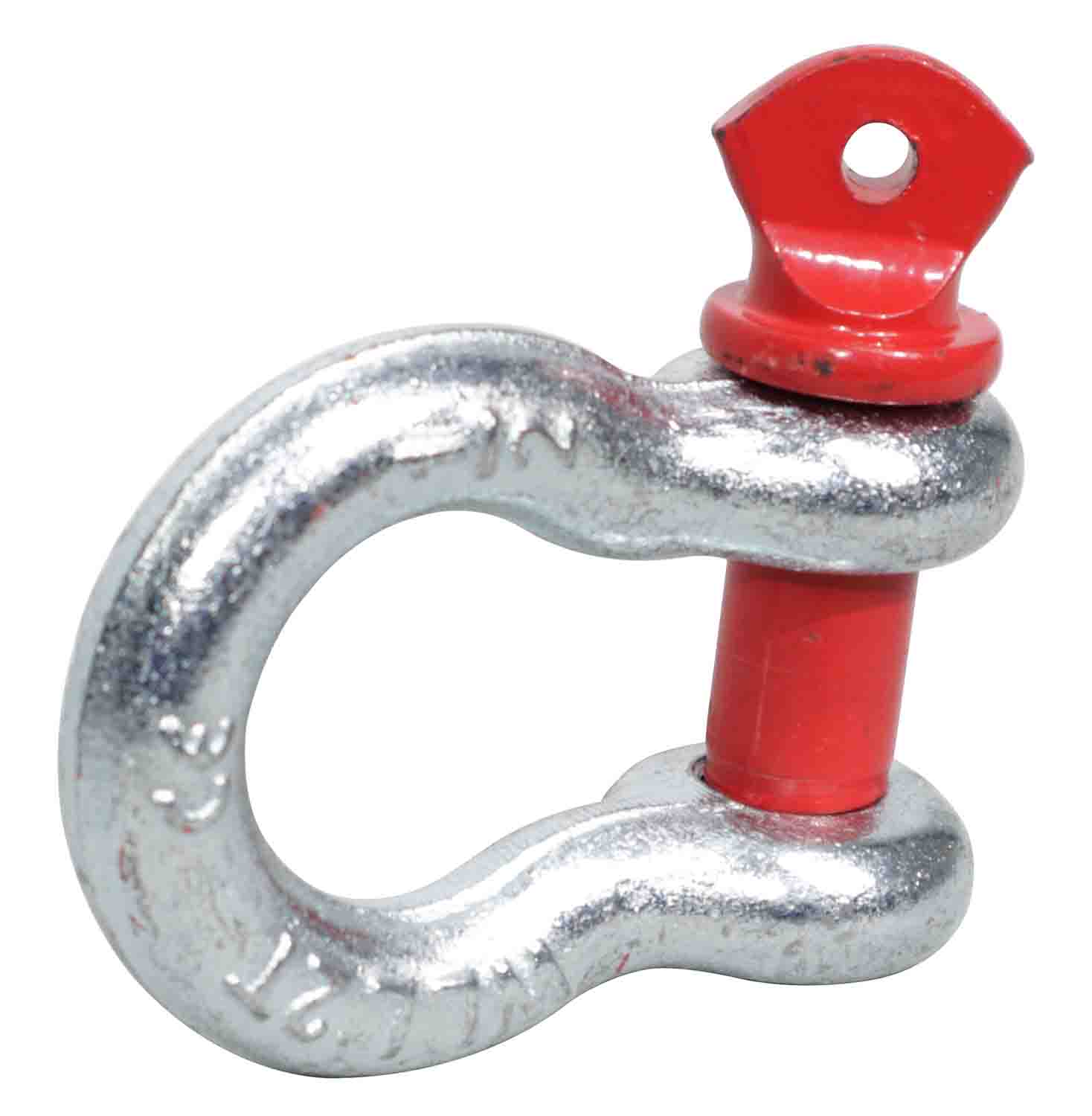 PROX XT-USHACKLE050, 2 Ton 1/2" Galvanized Screw Pin Anchor U Shackle - Hollywood DJ