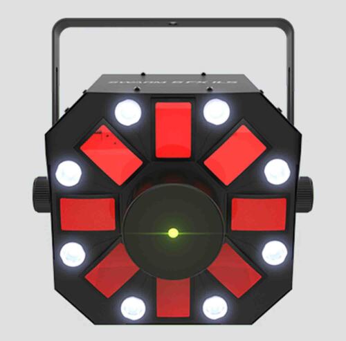Chauvet DJ Swarm 5 FX ILS 3-in-1 Multi-Effects with Derby, Lasers, and Strobe - Hollywood DJ