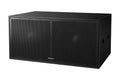 Pioneer XY-218S-B, Dual 18” Driver Quasi-Bandpass Subwoofer - Black - Hollywood DJ