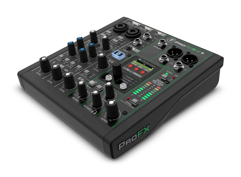 Mackie ProFX6v3+, 6-Channel Analog Mixer with Enhanced FX, USB Recording Modes and Bluetooth Mackie