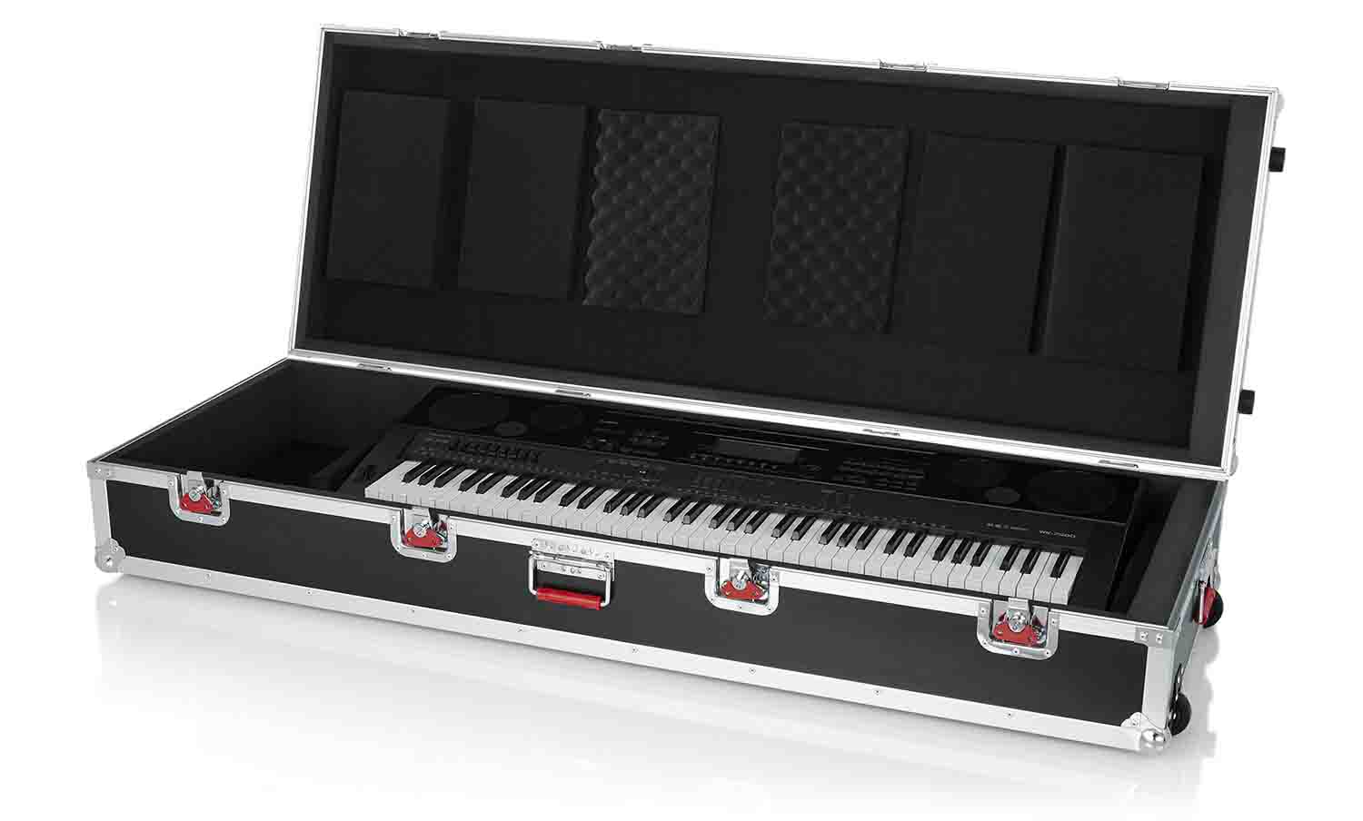 Gator Cases G-TOUR-88V2XL Extra Large 88 Note Keyboards Case with Wheels Gator Cases