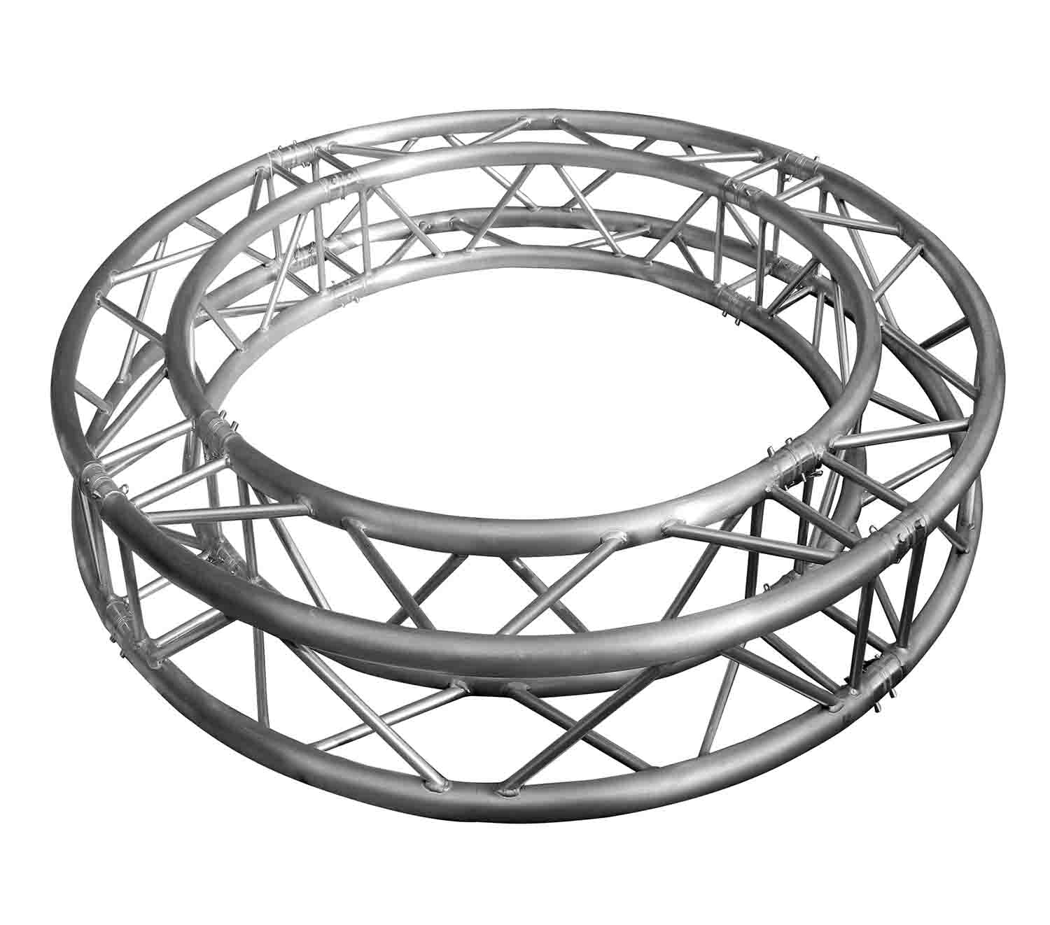 ProX XT-CSQ656-4X90, Circular Square Frame Truss 4 Segments - 6.56 Feet - Hollywood DJ