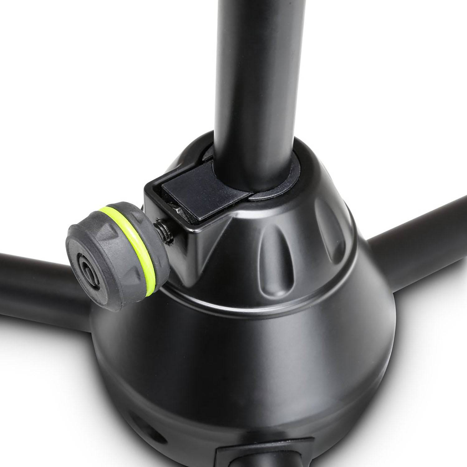 Gravity GMS4322B Microphone Stand With Folding Tripod Base and 2-Point Adjustment Telescoping Boom - Hollywood DJ