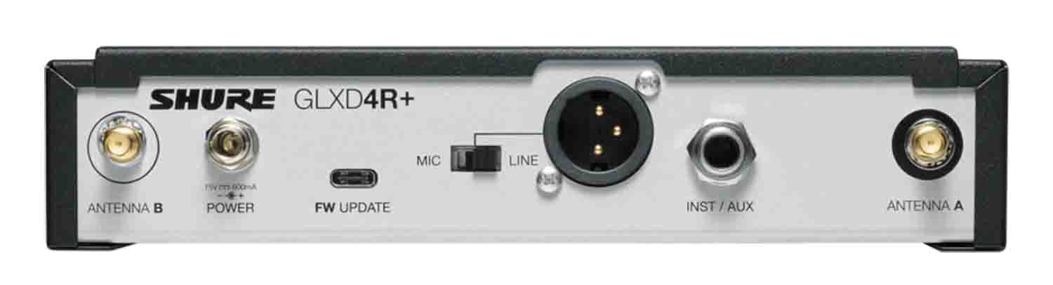 Shure GLXD14R+-Z3 Digital Wireless Rack System - Hollywood DJ